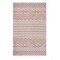 Homeroots 5 x 8 ft. Beige & Red Zigzag Indoor & Outdoor Area Rug 396227 - alternate 3